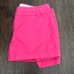 Pink J crew shorts